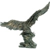 image:imageDesign Toscano Forging Strength American Bald Eagle Art Deco Statue 14 Inch Polyresin Bronze FinishQS7373Victors Eagle
