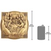 image:imageDesign Toscano Giving Thanks Lords Supper Wall Sculpture Standard Gold 1000 x 200