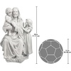 image:imageDesign Toscano He Loves the Little Children IndoorOutdoor Holy Religious Garden Statue 28 Inches High Cast Stone Resin Antique Stone Finish