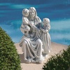 image:imageDesign Toscano He Loves the Little Children IndoorOutdoor Holy Religious Garden Statue 28 Inches High Cast Stone Resin Antique Stone Finish