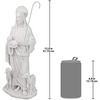 image:imageDesign Toscano Jesus The Good Shepherd Marble Resin Statue 125 inch
