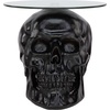 image:imageDesign Toscano Lost Souls Gothic Skull GlassTopped Table Black 21D x 21W x 195H in
