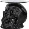 image:imageDesign Toscano Lost Souls Gothic Skull GlassTopped Table Black 21D x 21W x 195H in