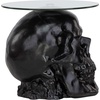image:imageDesign Toscano Lost Souls Gothic Skull GlassTopped Table Black 21D x 21W x 195H in