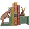 image:imageDesign Toscano SP1601 Bookworm Bunny Rabbits Cast Iron Sculptural Bookend Pair full colorBilly Goat
