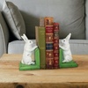 image:imageDesign Toscano SP1601 Bookworm Bunny Rabbits Cast Iron Sculptural Bookend Pair full colorBookworm Bunny