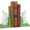 image:imageDesign Toscano SP1601 Bookworm Bunny Rabbits Cast Iron Sculptural Bookend Pair full colorBookworm Bunny