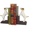 image:imageDesign Toscano SP1601 Bookworm Bunny Rabbits Cast Iron Sculptural Bookend Pair full colorJack Russell Terrier