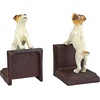 image:imageDesign Toscano SP1601 Bookworm Bunny Rabbits Cast Iron Sculptural Bookend Pair full colorJack Russell Terrier