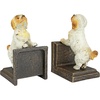 image:imageDesign Toscano SP1601 Bookworm Bunny Rabbits Cast Iron Sculptural Bookend Pair full colorKing Charles Spaniel Dog