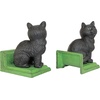image:imageDesign Toscano SP1601 Bookworm Bunny Rabbits Cast Iron Sculptural Bookend Pair full colorKitten Kibitzing