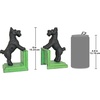 image:imageDesign Toscano SP1601 Bookworm Bunny Rabbits Cast Iron Sculptural Bookend Pair full colorOver the Fence Scotty