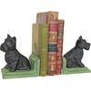 image:imageDesign Toscano SP1601 Bookworm Bunny Rabbits Cast Iron Sculptural Bookend Pair full colorSitting Scotty