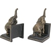 image:imageDesign Toscano SP1601 Bookworm Bunny Rabbits Cast Iron Sculptural Bookend Pair full colorTriumphant Elephant