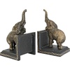 image:imageDesign Toscano SP1601 Bookworm Bunny Rabbits Cast Iron Sculptural Bookend Pair full colorTriumphant Elephant