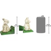 image:imageDesign Toscano SP1601 Bookworm Bunny Rabbits Cast Iron Sculptural Bookend Pair full colorWheaten Scotty