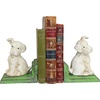 image:imageDesign Toscano SP1601 Bookworm Bunny Rabbits Cast Iron Sculptural Bookend Pair full colorWheaten Scotty