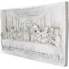 image:imageDesign Toscano The Last Supper Religious Wall Plaque Sculpture 23 Inch Wide 12 Inch Tall Cast Stone Resin Antique Stone FinishBy Da Vinci