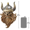 image:imageDesign Toscano The Skull of Valhalla Viking Warrior Wall Statue 14 Inch Full Color Finish