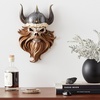 image:imageDesign Toscano The Skull of Valhalla Viking Warrior Wall Statue 14 Inch Full Color Finish