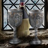 image:imageDesign Toscano Toast of the Zombie Sculptural GobletCL95698 Legion of The Kings Royal Gothic Set of Two Knights Goblet