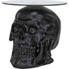 image:imageDesign Toscano Lost Souls Gothic Skull GlassTopped Table Black 21D x 21W x 195H in