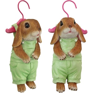 image:imageDesign Toscano Hanger Hare Hanging Bunny Rabbit StatueSet of 2