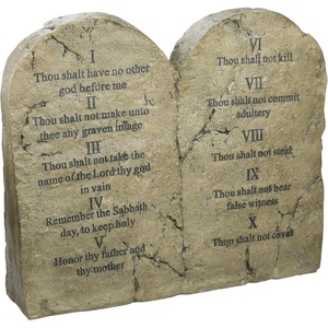 image:imageDesign Toscano Ten Commandments Sculptural Tablet