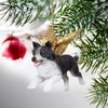image:imageChristmas Tree Ornaments  Honor The Pooch Beagle Holiday Angel Dog OrnamentsAngel Border Collie