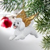 image:imageChristmas Tree Ornaments  Honor The Pooch Beagle Holiday Angel Dog OrnamentsAngel White Poodle