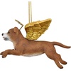 image:imageChristmas Tree Ornaments  Honor The Pooch Beagle Holiday Angel Dog OrnamentsBrown and Gold