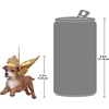 image:imageChristmas Tree Ornaments  Honor The Pooch Beagle Holiday Angel Dog OrnamentsBrown and Gold