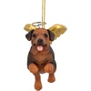 image:imageChristmas Tree Ornaments  Honor The Pooch Beagle Holiday Angel Dog OrnamentsMulti Color