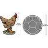 image:imageDesign Toscano Barnyard Mother Hen and Baby Chick StatueHen