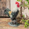 image:imageDesign Toscano Barnyard Mother Hen and Baby Chick StatueRooster