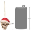 image:imageDesign Toscano Skelly Claus II Gothic Skull Christmas Tree Ornament 2Skelly Claus II