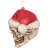 image:imageDesign Toscano Skelly Claus II Gothic Skull Christmas Tree Ornament 2Skelly Claus II