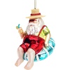 image:imageSantas New Xmas Ride Llama Holiday Ornament EachChillin Santa