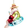image:imageSantas New Xmas Ride Llama Holiday Ornament EachChillin Santa