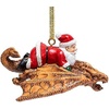 image:imageSantas New Xmas Ride Llama Holiday Ornament EachSanta and The Snowdragon