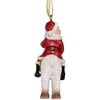 image:imageSantas New Xmas Ride Llama Holiday Ornament EachSantas New Xmas Ride Llama