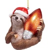 image:imageSantas New Xmas Ride Llama Holiday Ornament EachSloth Christmas