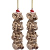 image:imageDesign Toscano QS94879 See Speak Hear No Evil Elephant Holiday TreeSmall Pack of 2