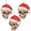 image:imageDesign Toscano Skelly Claus II Gothic Skull Christmas Tree Ornament 2Skelly Claus II