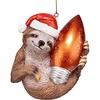 image:imageSantas New Xmas Ride Llama Holiday Ornament EachSloth Christmas