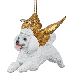 image:imageChristmas Tree Ornaments  Honor The Pooch Beagle Holiday Angel Dog OrnamentsAngel White Poodle
