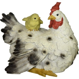 image:imageDesign Toscano Barnyard Mother Hen and Baby Chick StatueCottageCountry