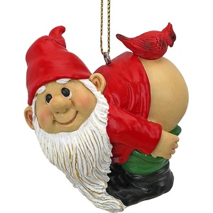 image:imageDesign Toscano Christmas Ornament  Loonie Moonie Gnome Garden Gnomes