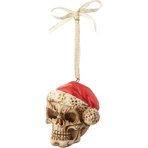image:imageDesign Toscano Skelly Claus II Gothic Skull Christmas Tree Ornament 2Skelly Claus