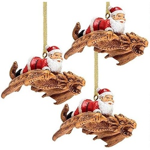image:imageSantas New Xmas Ride Llama Holiday Ornament EachSanta and The Snowdragon